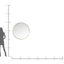 Spiegel|KARE Design Spiegel Curve Round Copper O100Cm