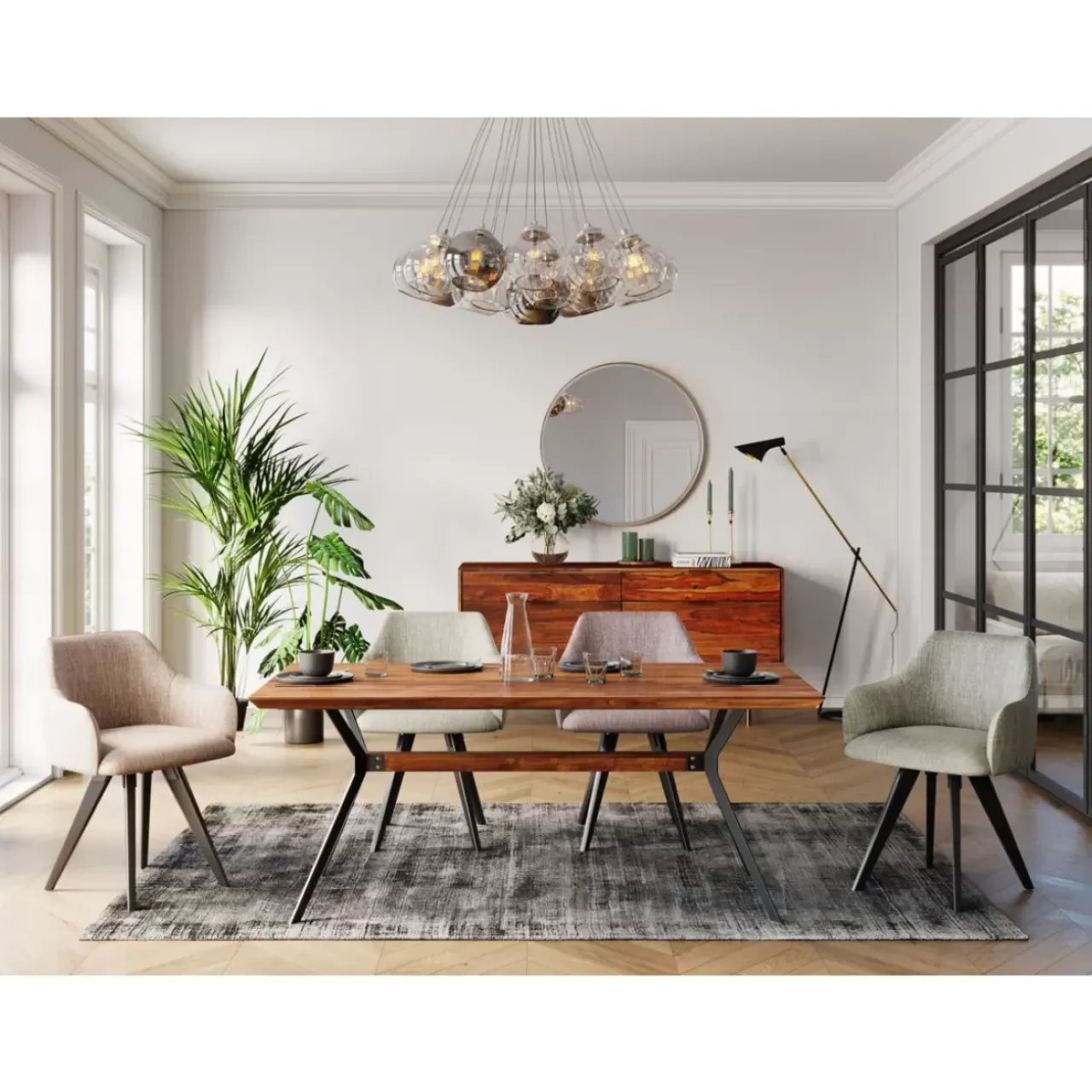 Spiegel|KARE Design Spiegel Curve Round Copper O100Cm