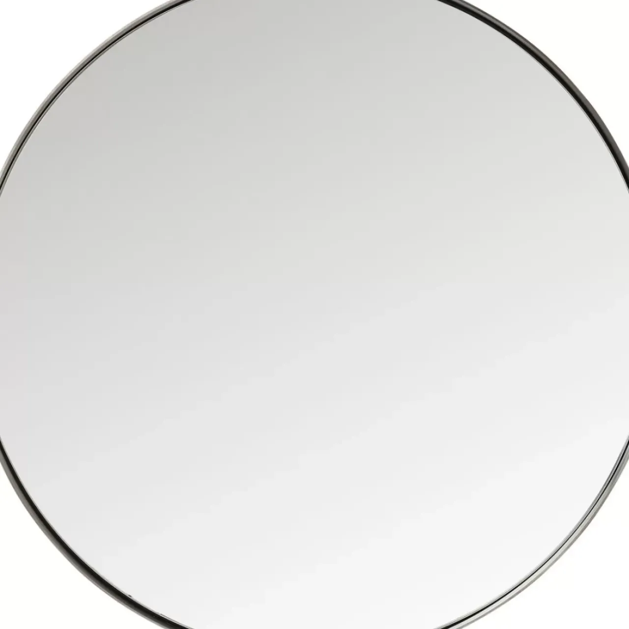 Spiegel|KARE Design Spiegel Curve Round Steel Nature O100Cm
