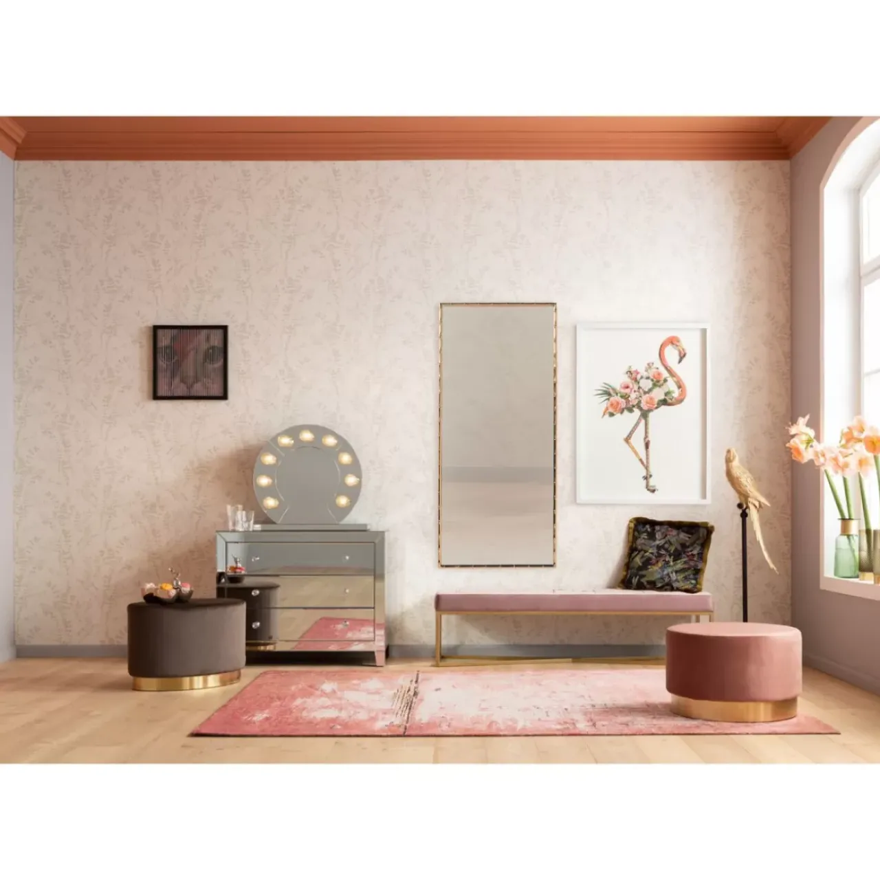 Spiegel|KARE Design Spiegel Hipster Bamboo 80X180Cm