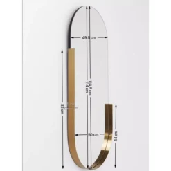 Spiegel|KARE Design Spiegel Hipster Oval 50X114Cm