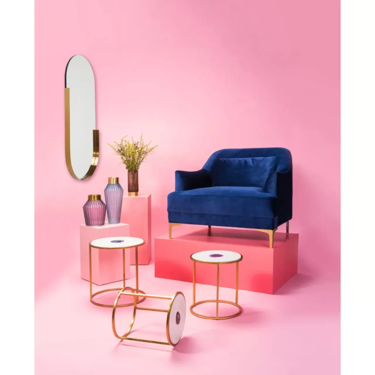 Spiegel|KARE Design Spiegel Hipster Oval 50X114Cm