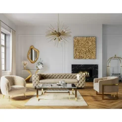 Spiegel|KARE Design Spiegel Hologram Gold 76X119Cm