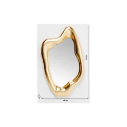 Spiegel|KARE Design Spiegel Hologram Gold 68X117Cm