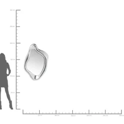 Spiegel|KARE Design Spiegel Hologram Silber 119X76Cm