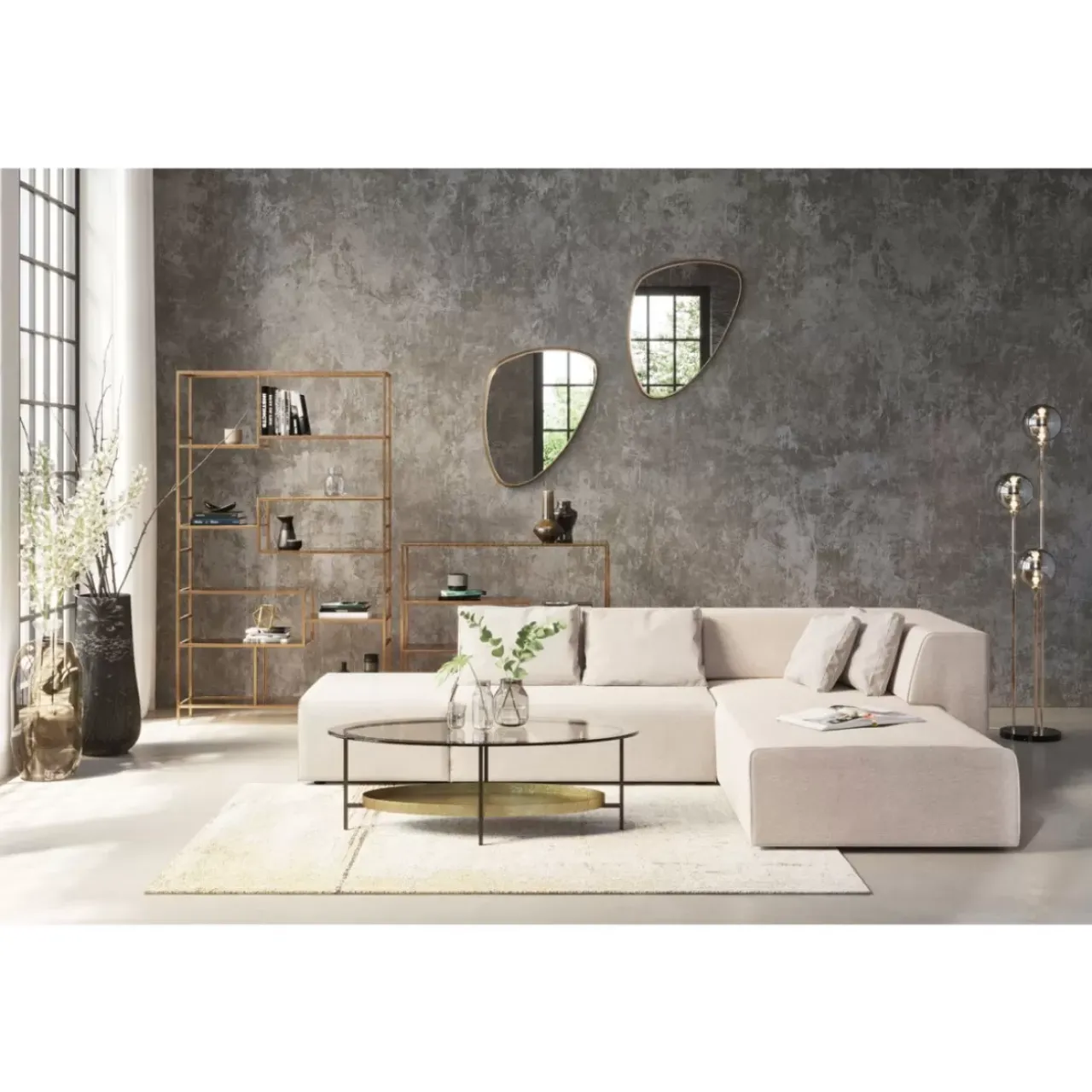 Spiegel|KARE Design Spiegel Jetset Gold 56X83Cm
