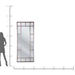 Spiegel|KARE Design Spiegel Window Iron 200X90Cm