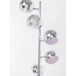 Steh & Bodenleuchten|KARE Design Stehleuchte Calotta Chrome 5Er