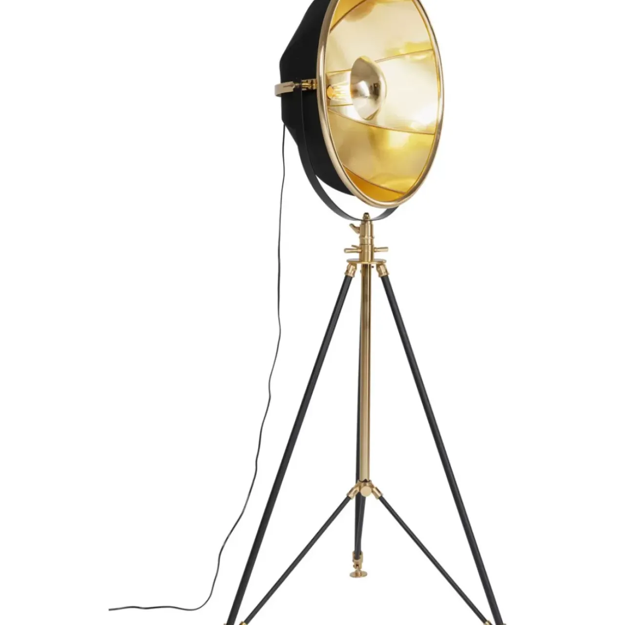 Steh & Bodenleuchten|KARE Design Stehleuchte Cinema Gold 190Cm