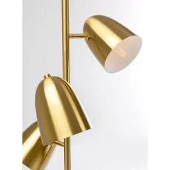 Steh & Bodenleuchten|KARE Design Stehleuchte Dr Notriples Gold 160Cm