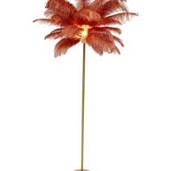 Steh & Bodenleuchten|KARE Design Stehleuchte Feather Palm Rusty Red 165Cm