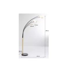 Steh & Bodenleuchten|KARE Design Stehleuchte Five Fingers Duo