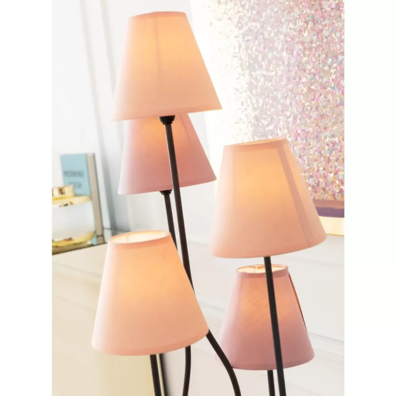 Steh & Bodenleuchten|KARE Design Stehleuchte Flexible Berry Cinque