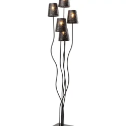 Steh & Bodenleuchten|KARE Design Stehleuchte Flexible Black Cinque