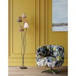 Steh & Bodenleuchten|KARE Design Stehleuchte Flexible Mocca Cinque