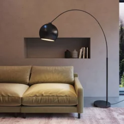 Steh & Bodenleuchten|KARE Design Stehleuchte Lounge Small Deal Eco Matt Schwarz 175