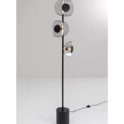 Steh & Bodenleuchten|KARE Design Stehleuchte Mariposa Schwarz Smoke 160Cm