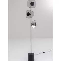Steh & Bodenleuchten|KARE Design Stehleuchte Mariposa Schwarz Smoke 160Cm