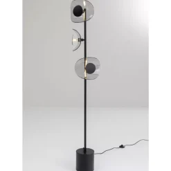Steh & Bodenleuchten|KARE Design Stehleuchte Mariposa Schwarz Smoke 160Cm