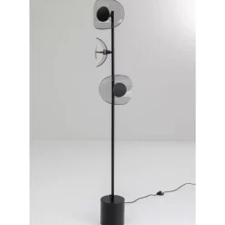 Steh & Bodenleuchten|KARE Design Stehleuchte Mariposa Schwarz Smoke 160Cm
