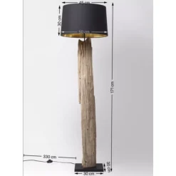 Steh & Bodenleuchten|KARE Design Stehleuchte Nature Straight