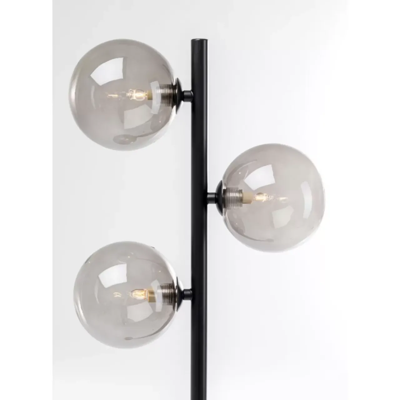 Steh & Bodenleuchten|KARE Design Stehleuchte Three Balls Matt Schwarz 160Cm