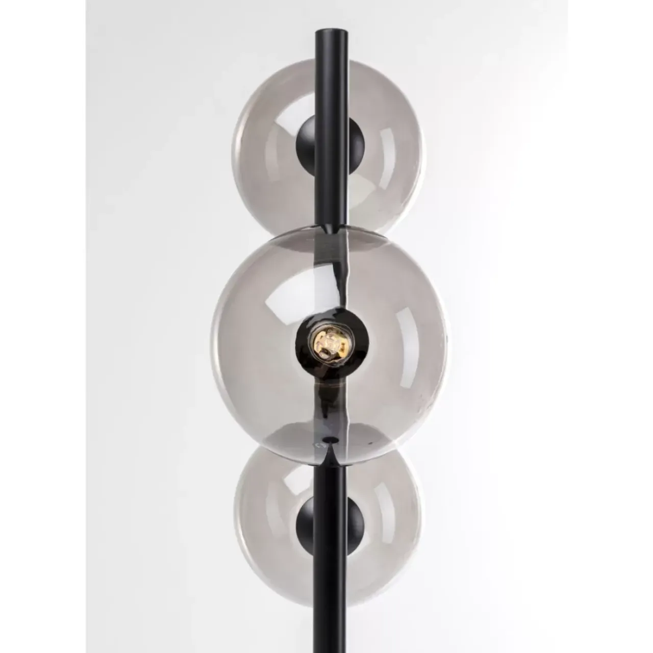 Steh & Bodenleuchten|KARE Design Stehleuchte Three Balls Matt Schwarz 160Cm