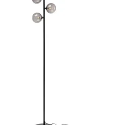 Steh & Bodenleuchten|KARE Design Stehleuchte Three Balls Matt Schwarz 160Cm