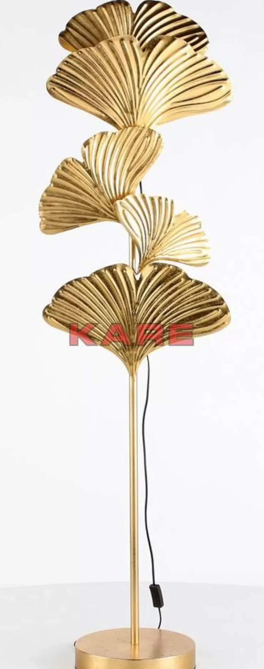 Steh & Bodenleuchten|KARE Design Stehleuchte Yuva Gold 160Cm