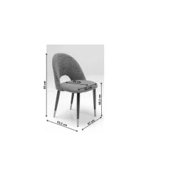 Stühle|KARE Design Stuhl Hudson Beige