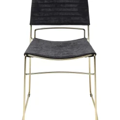 Stühle|KARE Design Stuhl Hugo Schwarz Gold