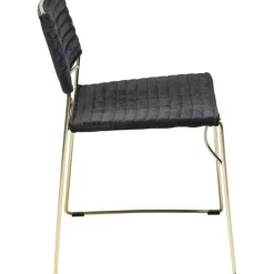 Stühle|KARE Design Stuhl Hugo Schwarz Gold