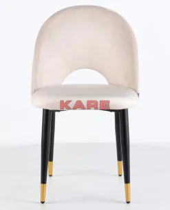 Stühle|KARE Design Stuhl Iris Velvet Beige