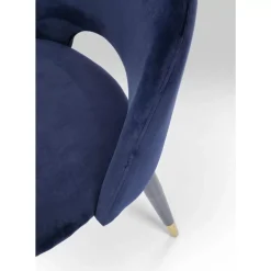 Stühle|KARE Design Stuhl Iris Velvet Blau (2/Set)