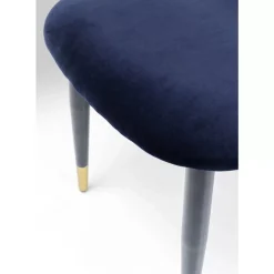 Stühle|KARE Design Stuhl Iris Velvet Blau (2/Set)