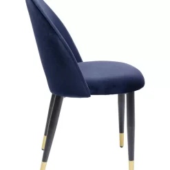 Stühle|KARE Design Stuhl Iris Velvet Blau (2/Set)