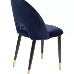 Stühle|KARE Design Stuhl Iris Velvet Blau (2/Set)