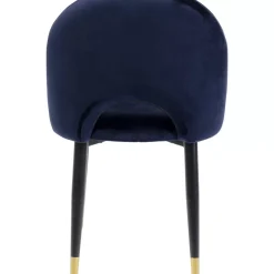 Stühle|KARE Design Stuhl Iris Velvet Blau (2/Set)