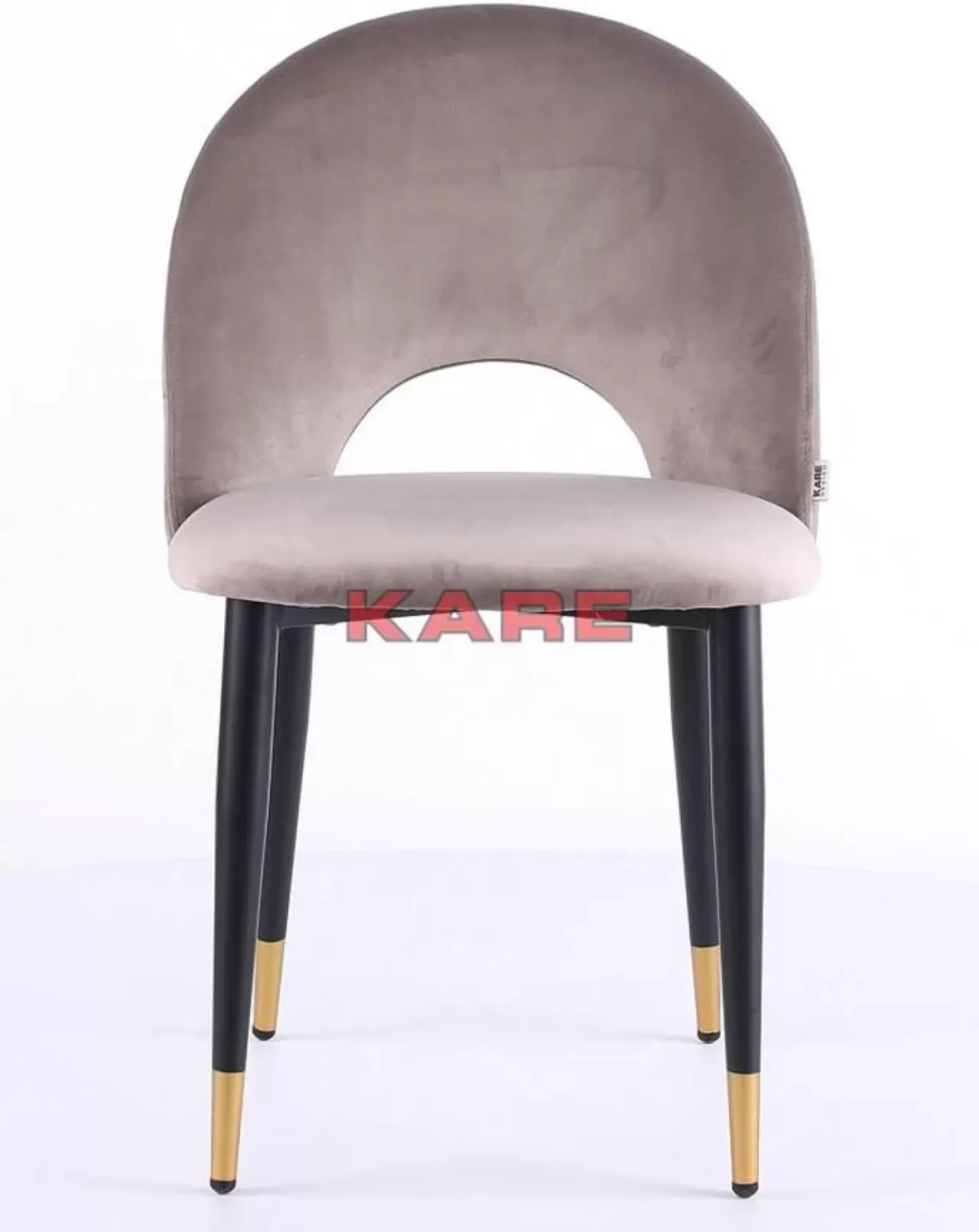 Stühle|KARE Design Stuhl Iris Velvet Taupe (2/Set)