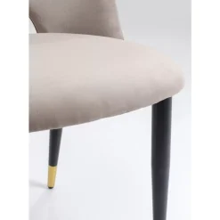 Stühle|KARE Design Stuhl Iris Velvet Taupe (2/Set)
