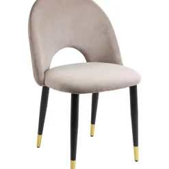 Stühle|KARE Design Stuhl Iris Velvet Taupe (2/Set)