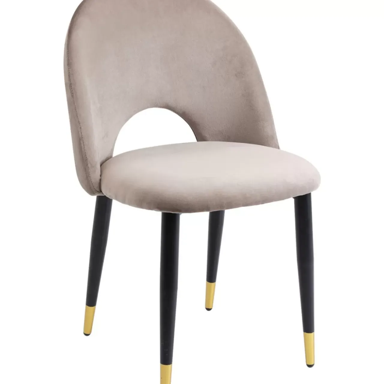 Stühle|KARE Design Stuhl Iris Velvet Taupe (2/Set)