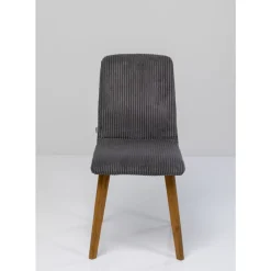 Stühle|KARE Design Stuhl Lara Cord Grau