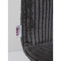 Stühle|KARE Design Stuhl Lara Cord Grau