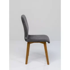 Stühle|KARE Design Stuhl Lara Cord Grau