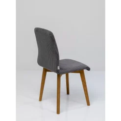 Stühle|KARE Design Stuhl Lara Cord Grau
