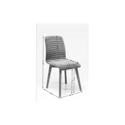 Stühle|KARE Design Stuhl Lara Grau
