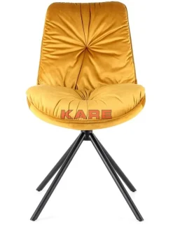 Stühle|KARE Design Stuhl Mila Gelb
