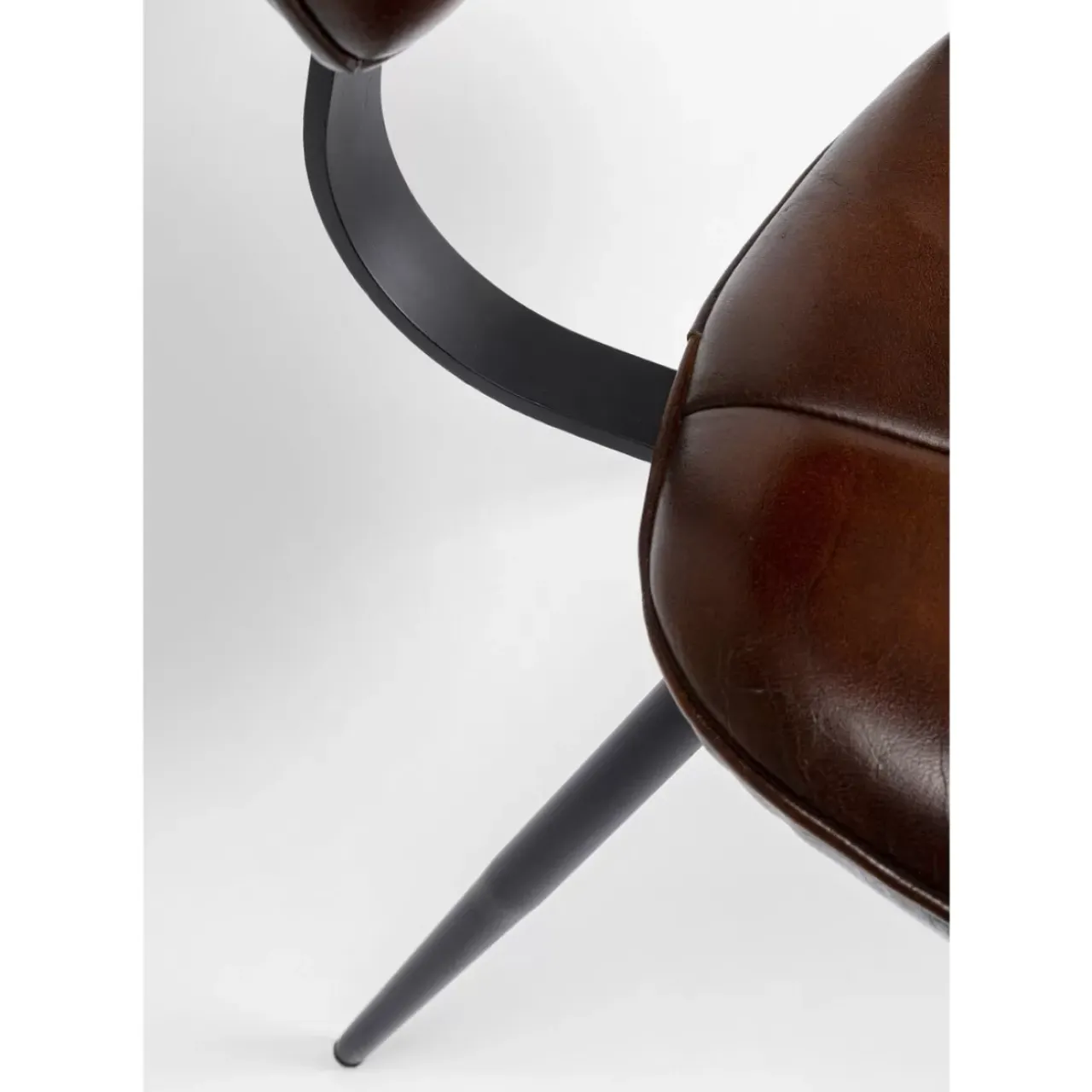 Stühle|KARE Design Stuhl Samba Leder Braun