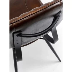 Stühle|KARE Design Stuhl Samba Leder Braun